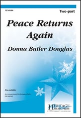 Peace Returns Again SA choral sheet music cover